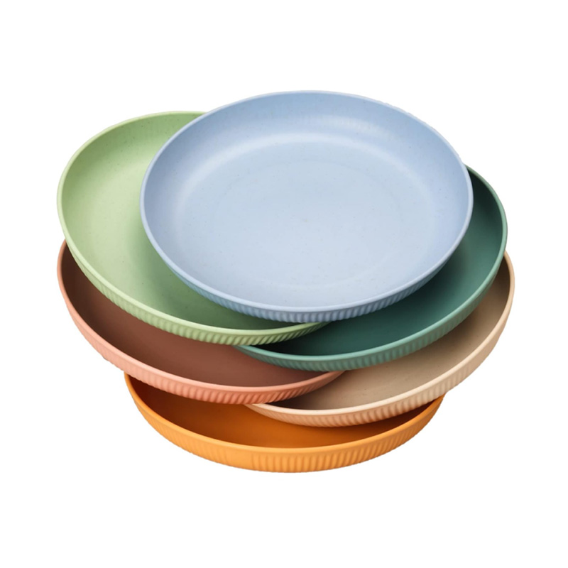 SOUDELUO Wheat Straw Material Tableware Offers Reliable Performance When Used With Hot Or Cold Food In Everyday Scenarios